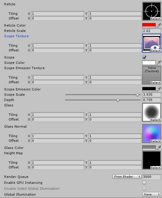 Ushio's Reticle Shader