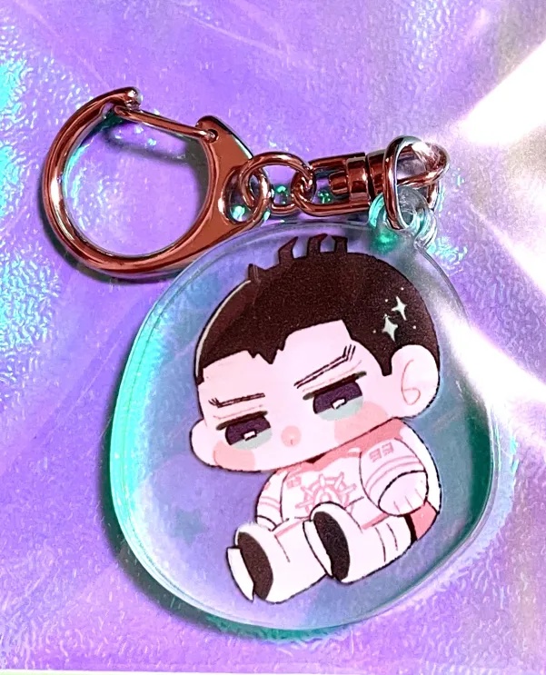 厚手アクリルキーホルダー