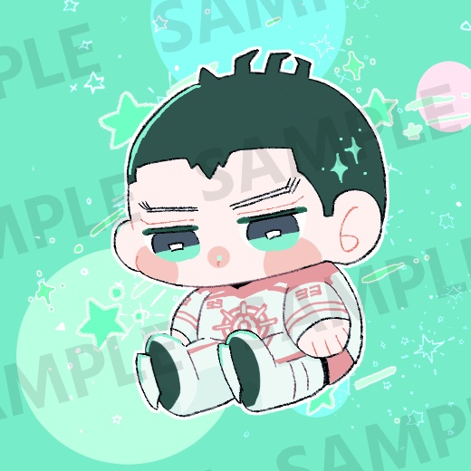 厚手アクリルキーホルダー