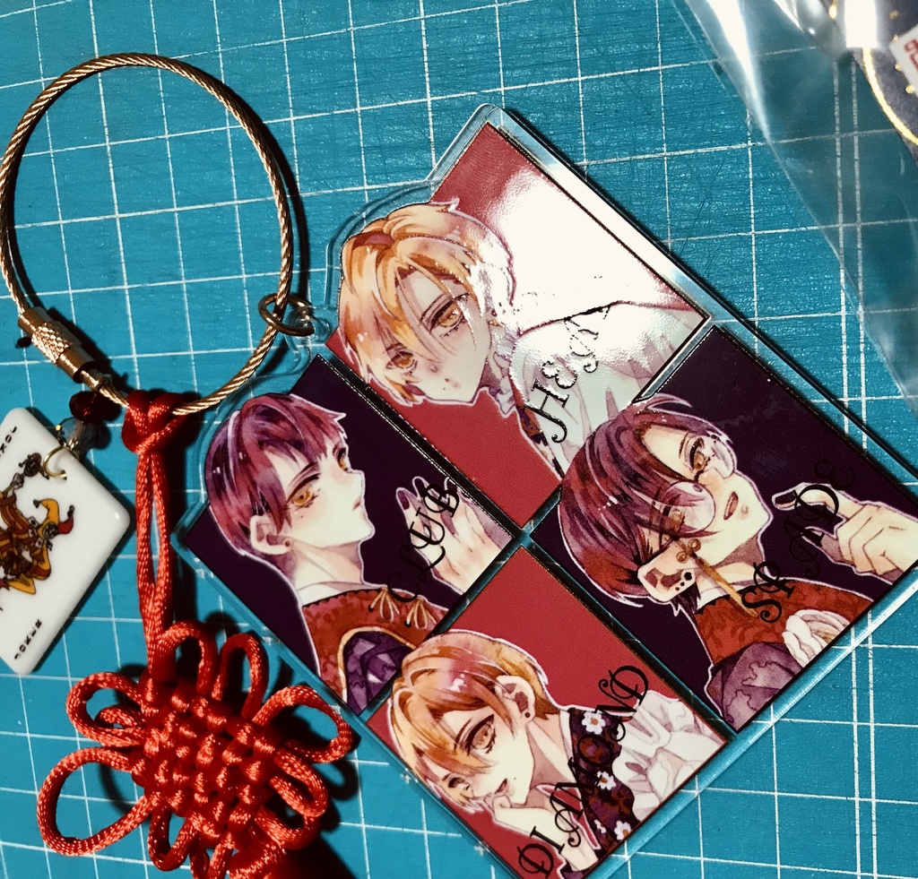 トランプ擬人化アクリルキーホルダー