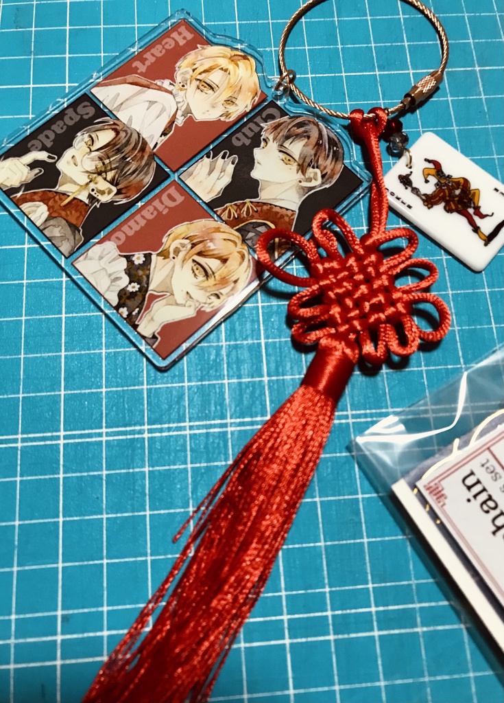 トランプ擬人化アクリルキーホルダー