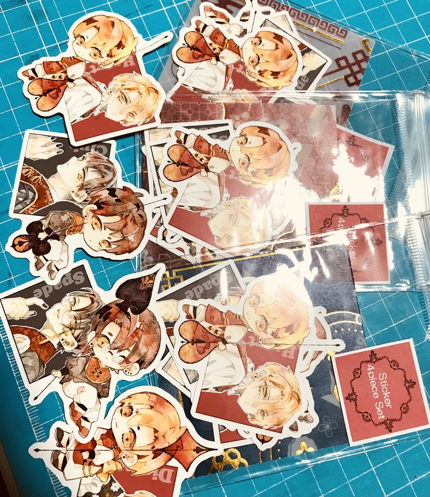 トランプ擬人化ステッカー