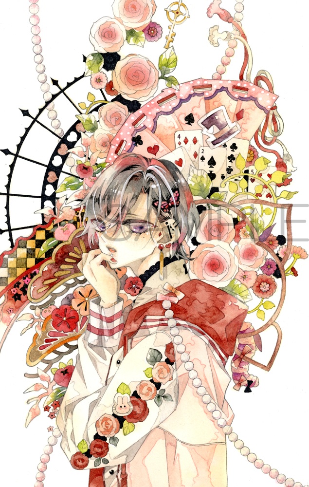 【2026/6/9(火)発売】ポストカード「赤のアリス」