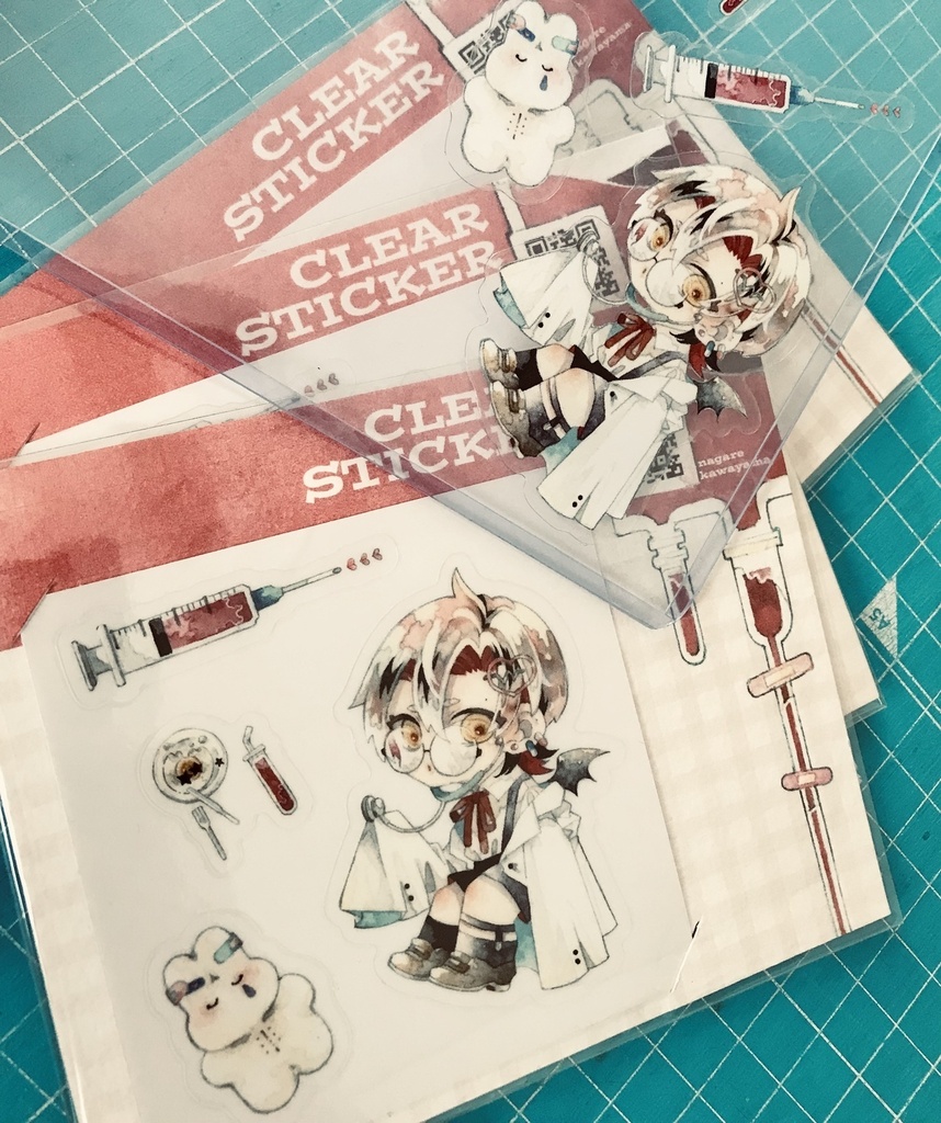 【2026年11月上旬～販売】クリアステッカー「vampire Dr.」