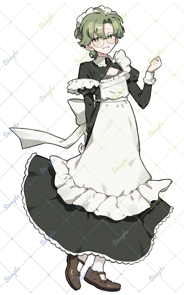 【創作】メイド 萌黄まひる アクリルスタンド