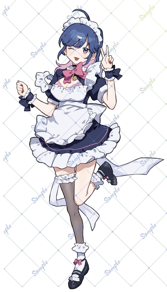 【創作】メイド 猫川ヨナカ アクリルスタンド