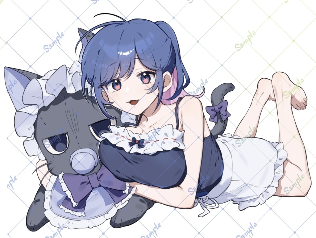 【創作】猫川ヨナカ Night routine アクリルスタンド