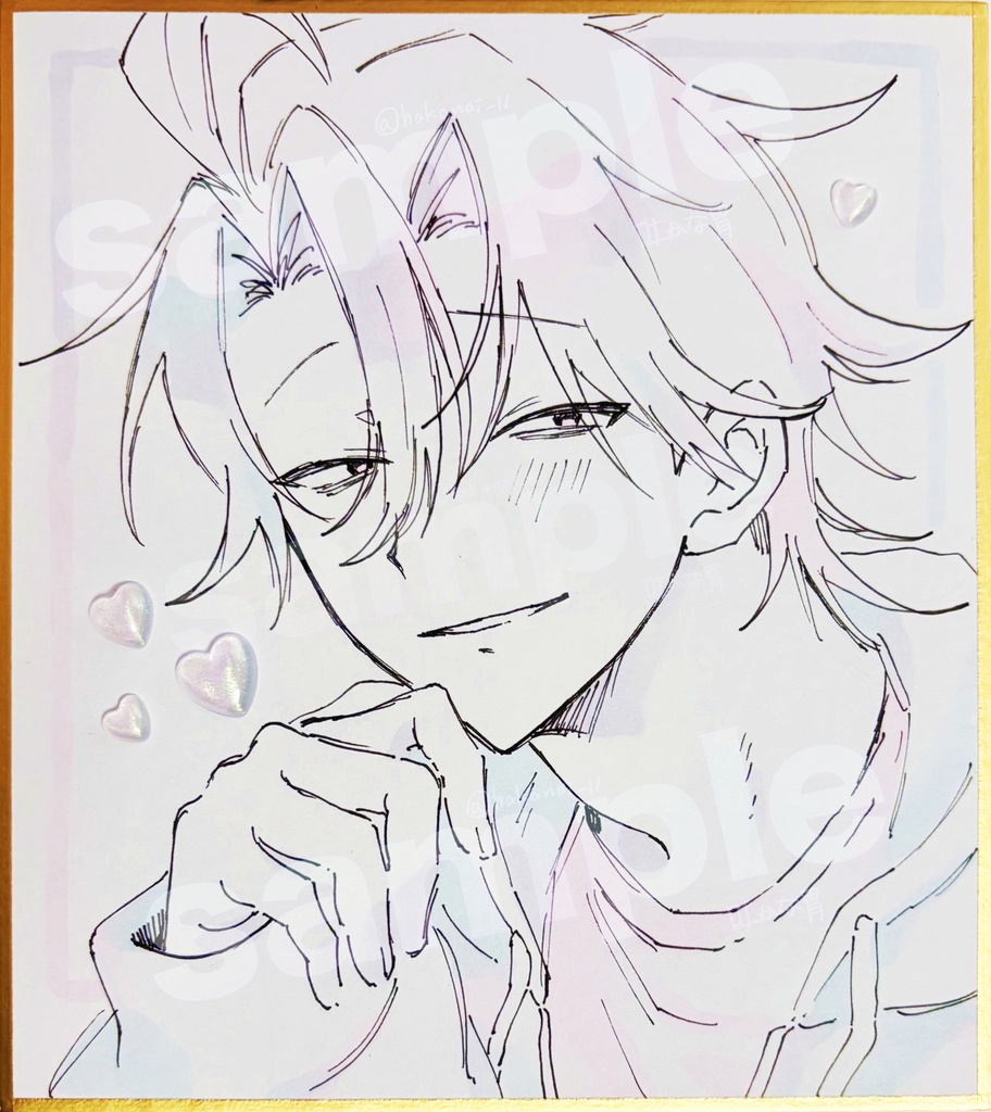 【手描き色紙】オリジナル 狂太
