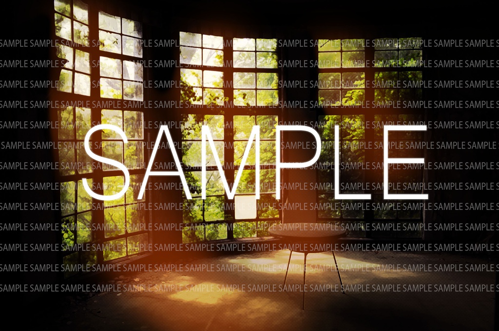 イラスト素材 廃墟の部屋