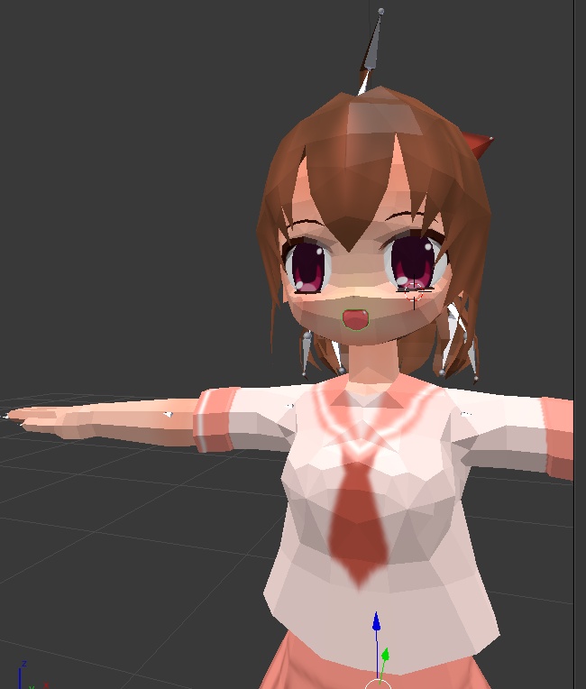 愛奈(AINA)【▲3994ローポリ アバター or 素体用3Dモデル】