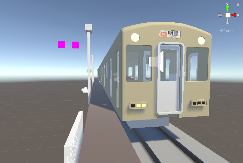 【VRChat】通勤型電車車両+SDK2用鉄道手動運転システム