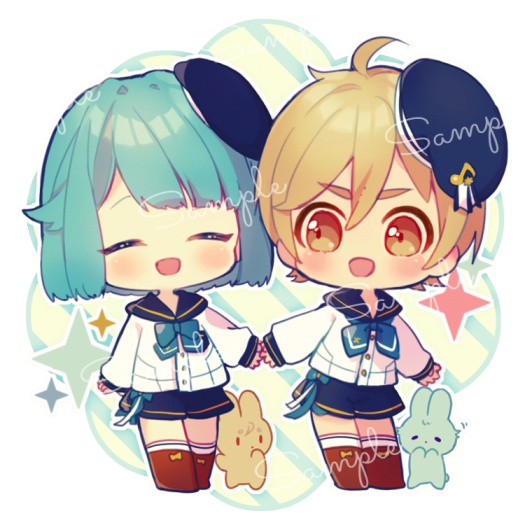 ともや＆はじめアクリルキーホルダー