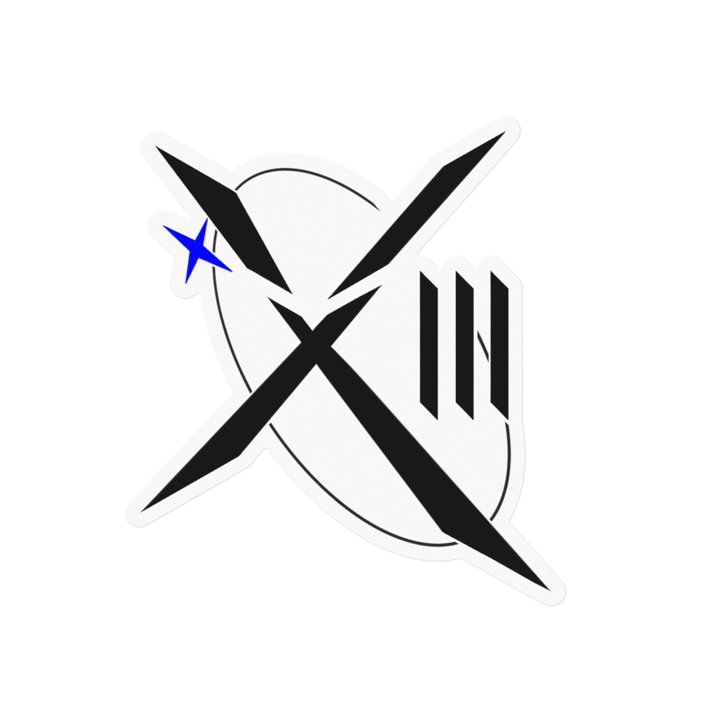 XIIIのロゴステッカー