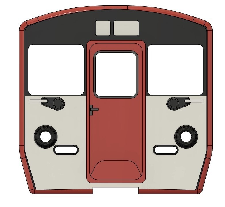九州の近郊型電車　前面パーツセット