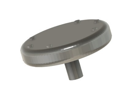 【Nゲージ】新系列気動車用丸形ベンチレータ_10個入(3Dレジン製)