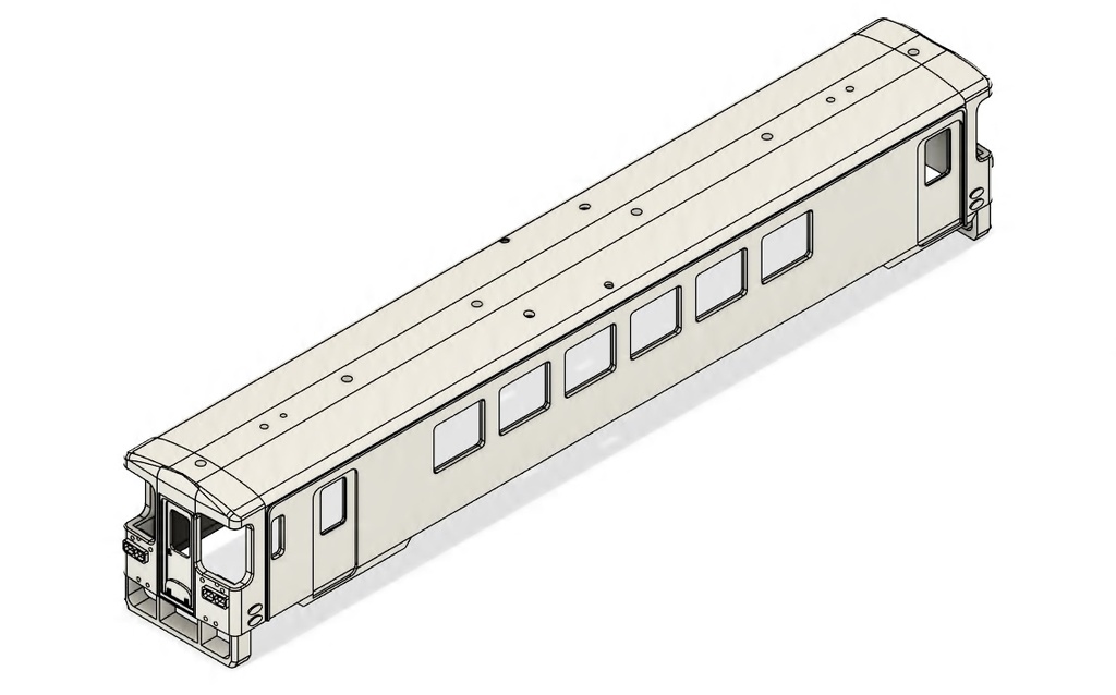 【Nゲージ】朝倉の400形ローカル気動車 製作キット (3Dレジン製)
