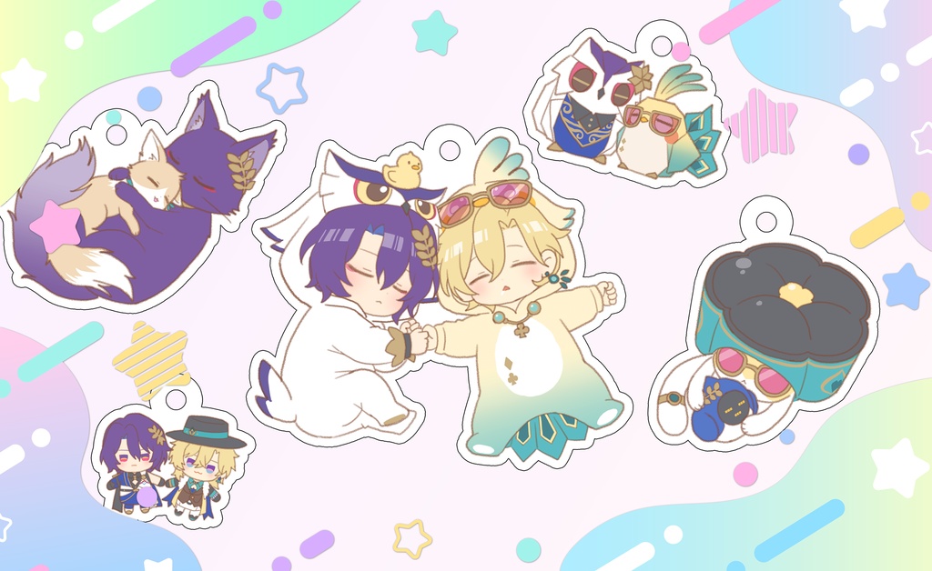 レイチュリBIGシャカシャカアクキー