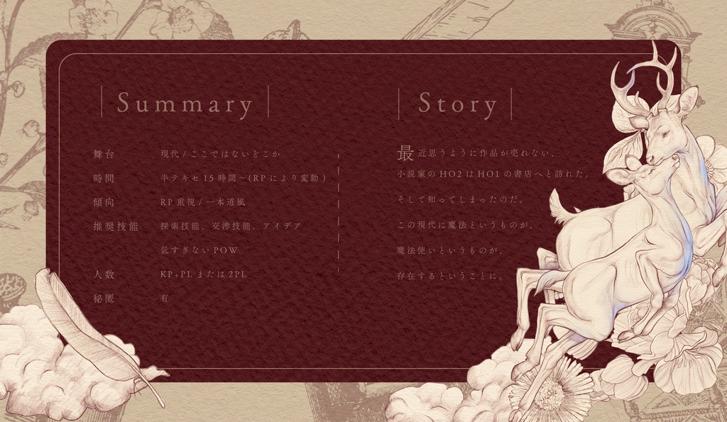 【CoCシナリオ】夢を歩く栞【SPLL:E196167】