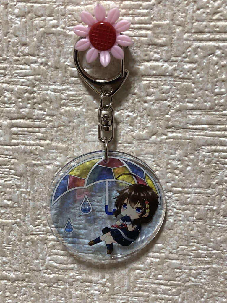 ステンドグラス風アクリルキーホルダー