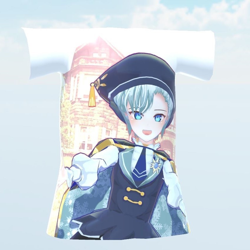 【モデルデータ単品】届木ウカのファン「剥製」Tシャツ