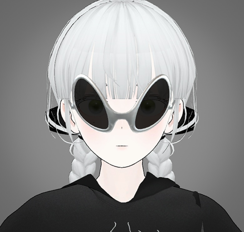 【Grus対応】エイリアンサングラス【3Dモデル】