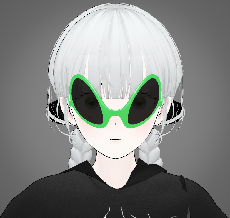 【Grus対応】エイリアンサングラス【3Dモデル】