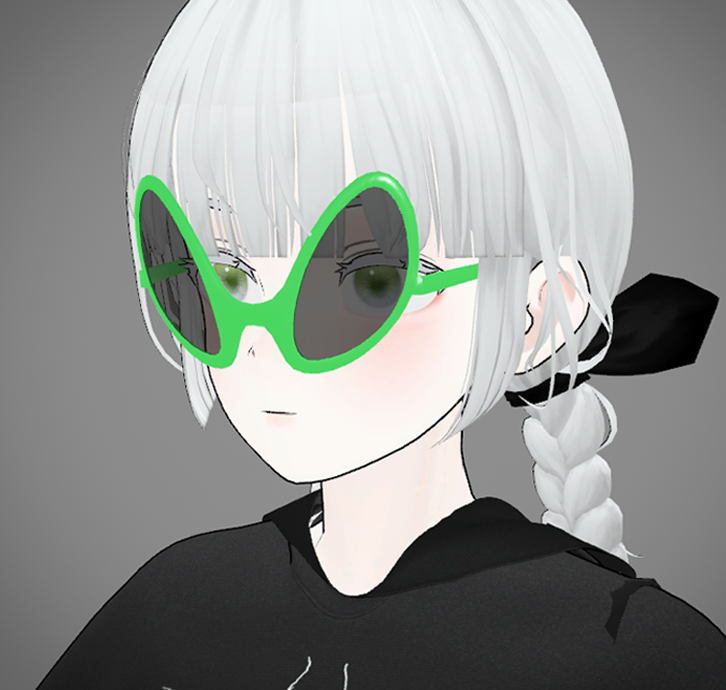 【Grus対応】エイリアンサングラス【3Dモデル】