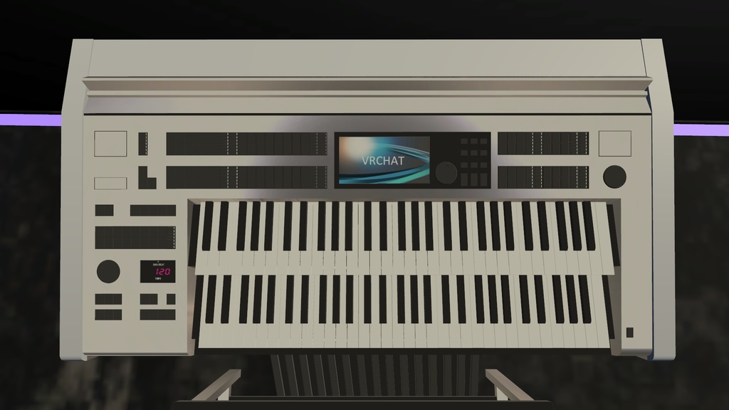 【VRChat想定】高価な電子オルガン/Electric Organ MA対応