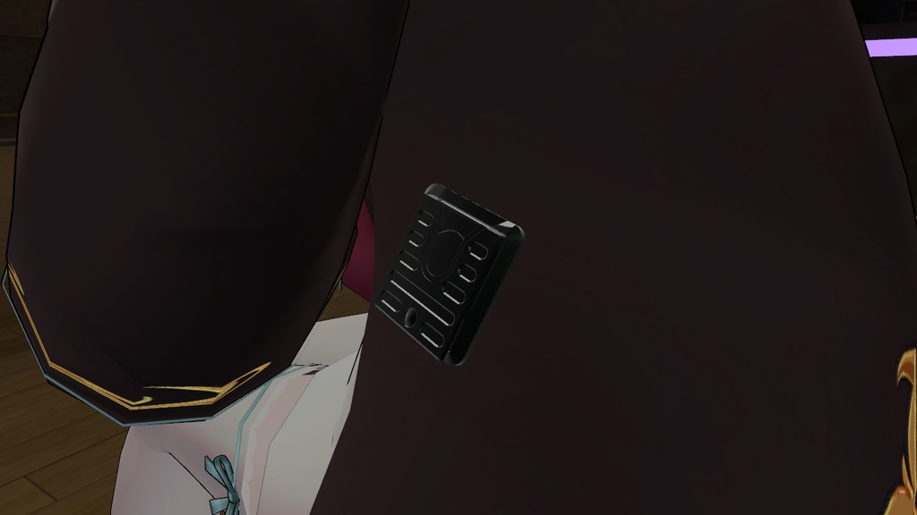 【VRChat想定】セレニティ用ベルトクリップ