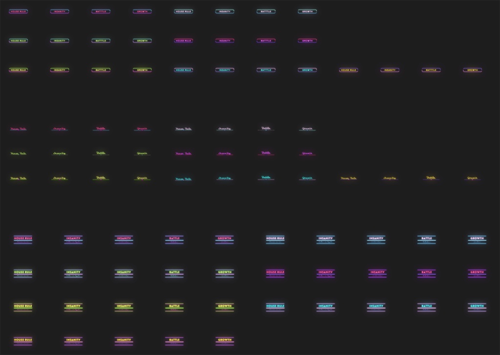 ココフォリア用_ネオン素材