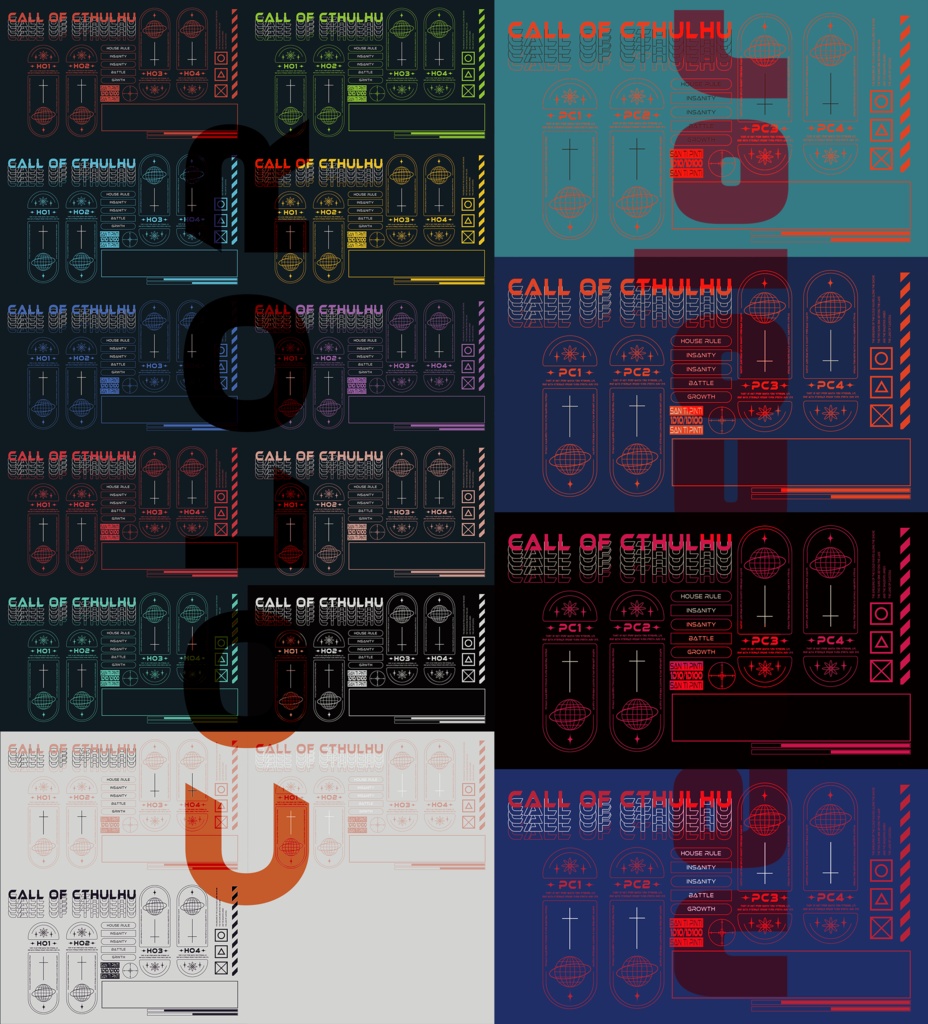 【TRPG】サイバーパンク風_ココフォリア部屋素材【4PL用】SPLL:E107219