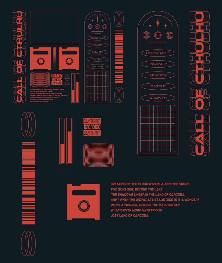 【TRPG】サイバーパンク風_ココフォリア部屋素材【2PL用】SPLL:E107216