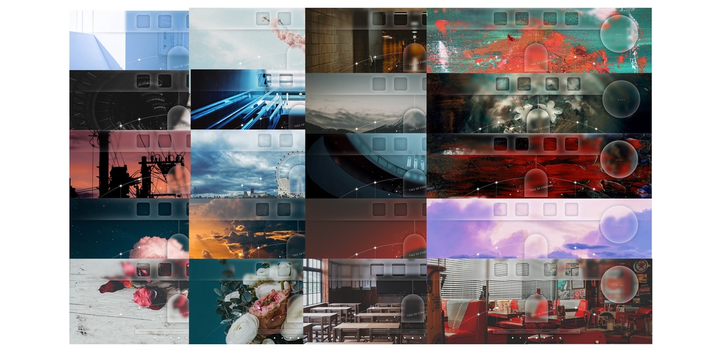 【TRPG】グラスモーフィズム ココフォリア部屋素材3 SPLL:E199303