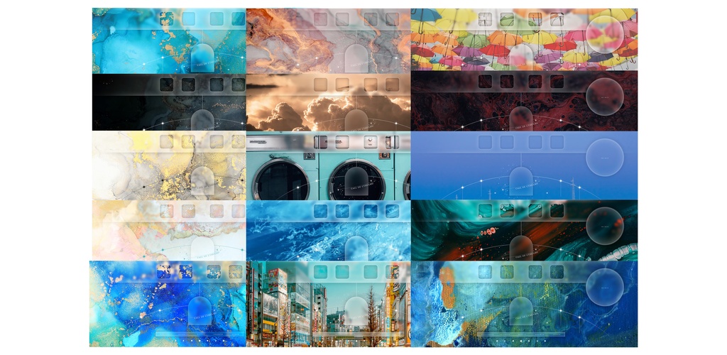 【TRPG】グラスモーフィズム ココフォリア部屋素材3 SPLL:E199303