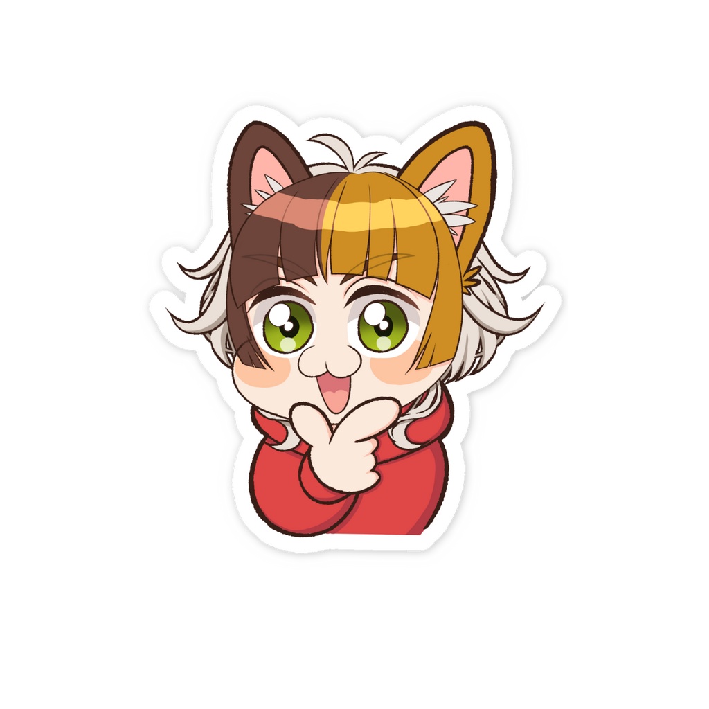 けぽちゃんスマホステッカー