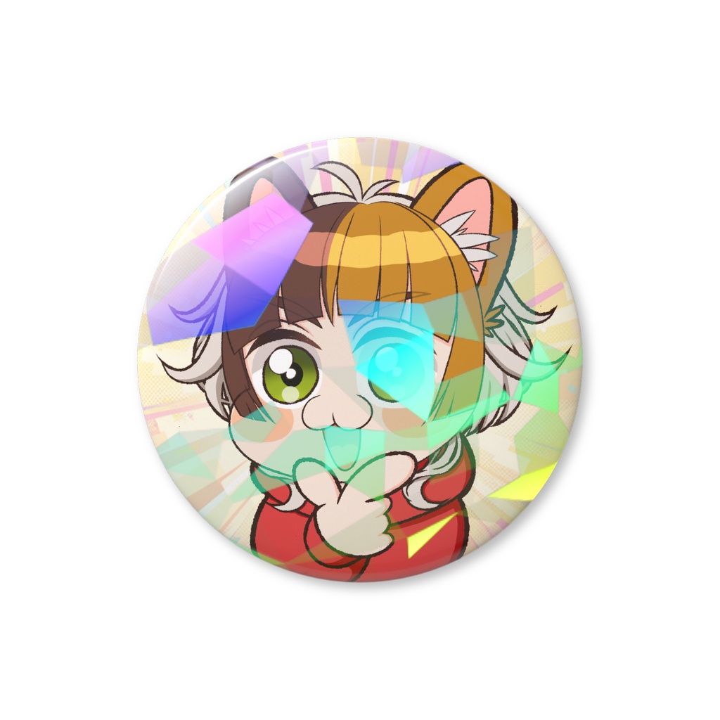 けぽちゃんホログラム缶バッジ