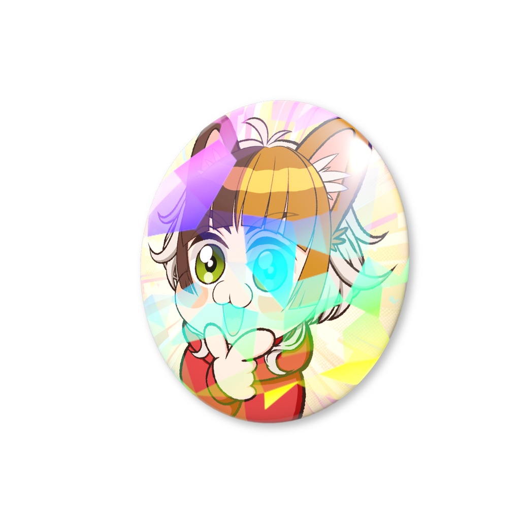 けぽちゃんホログラム缶バッジ
