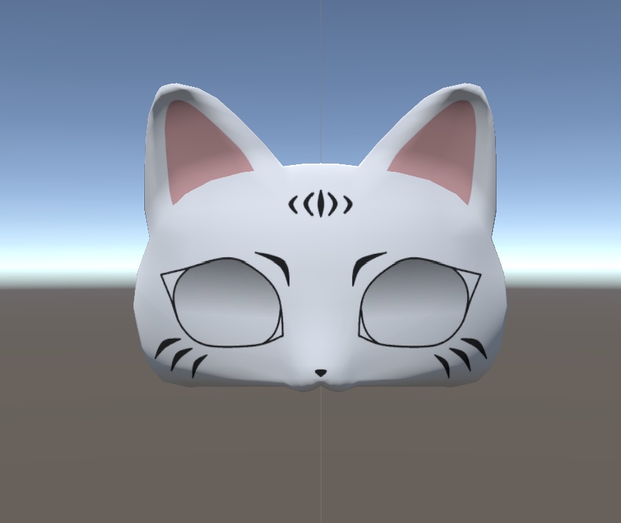 ねこの仮面【3Dモデル】