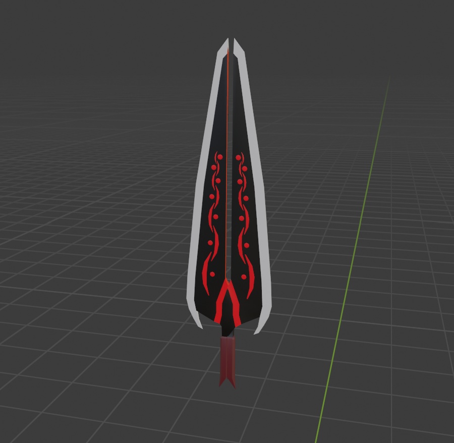 【無料】大双剣【3Dモデル】