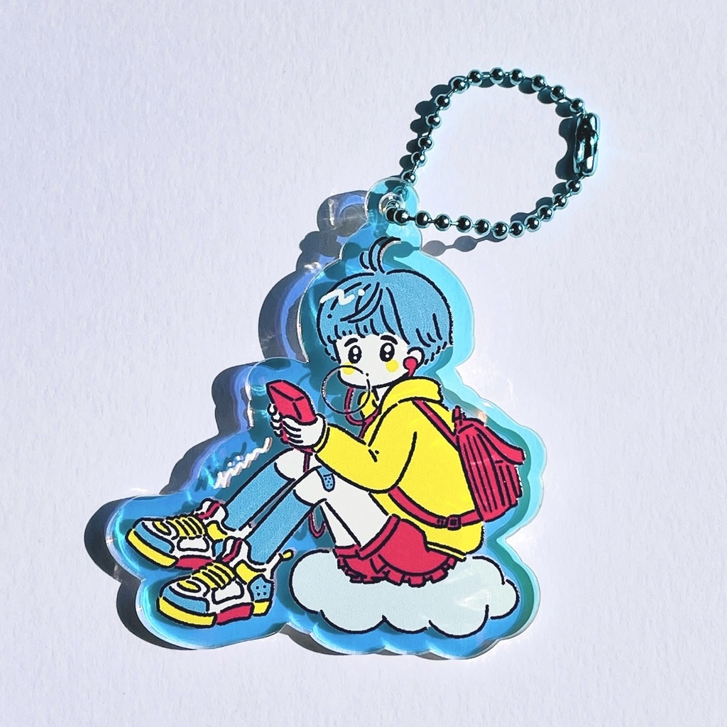『ピコピコ』アクリルキーホルダー