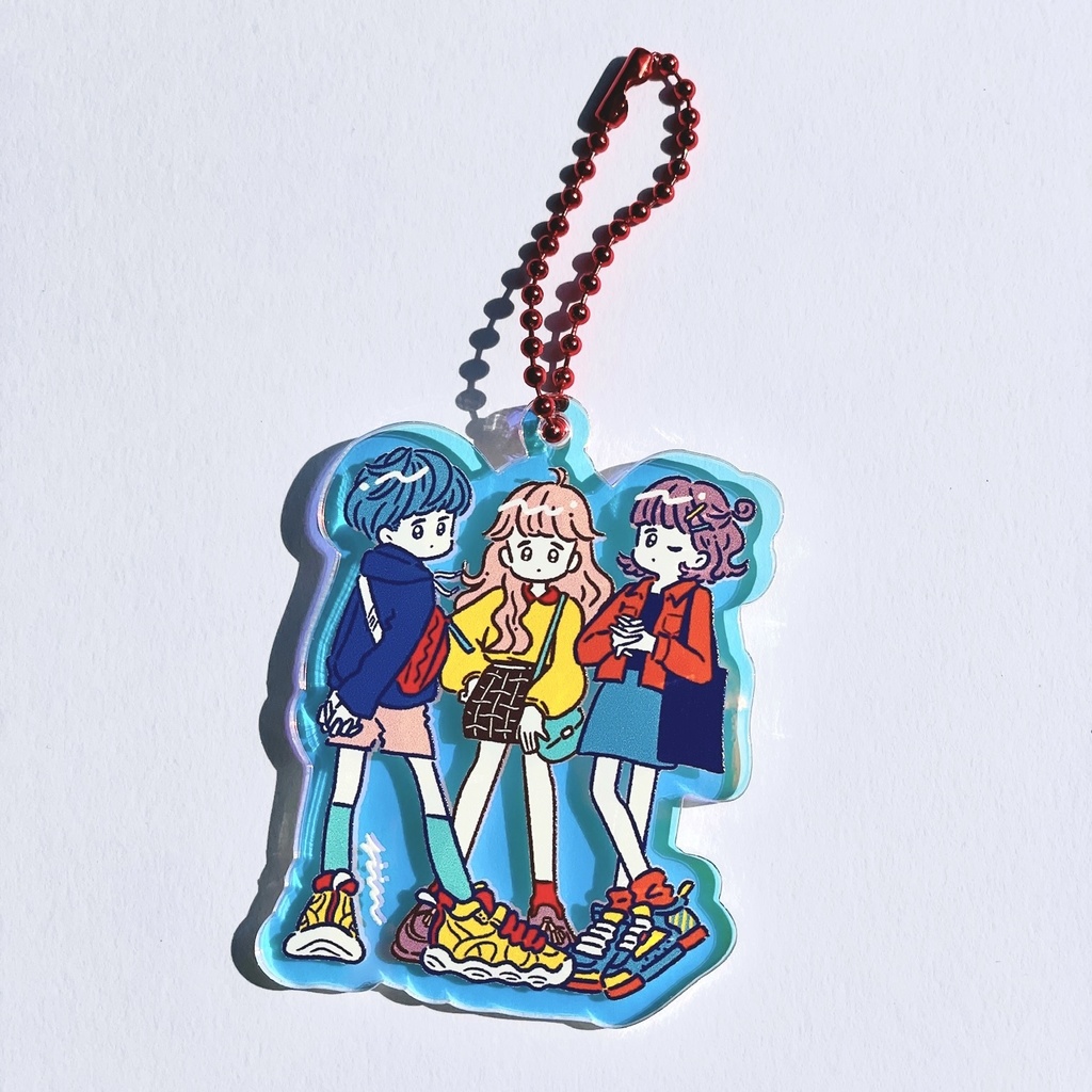 『３人』アクリルキーホルダー