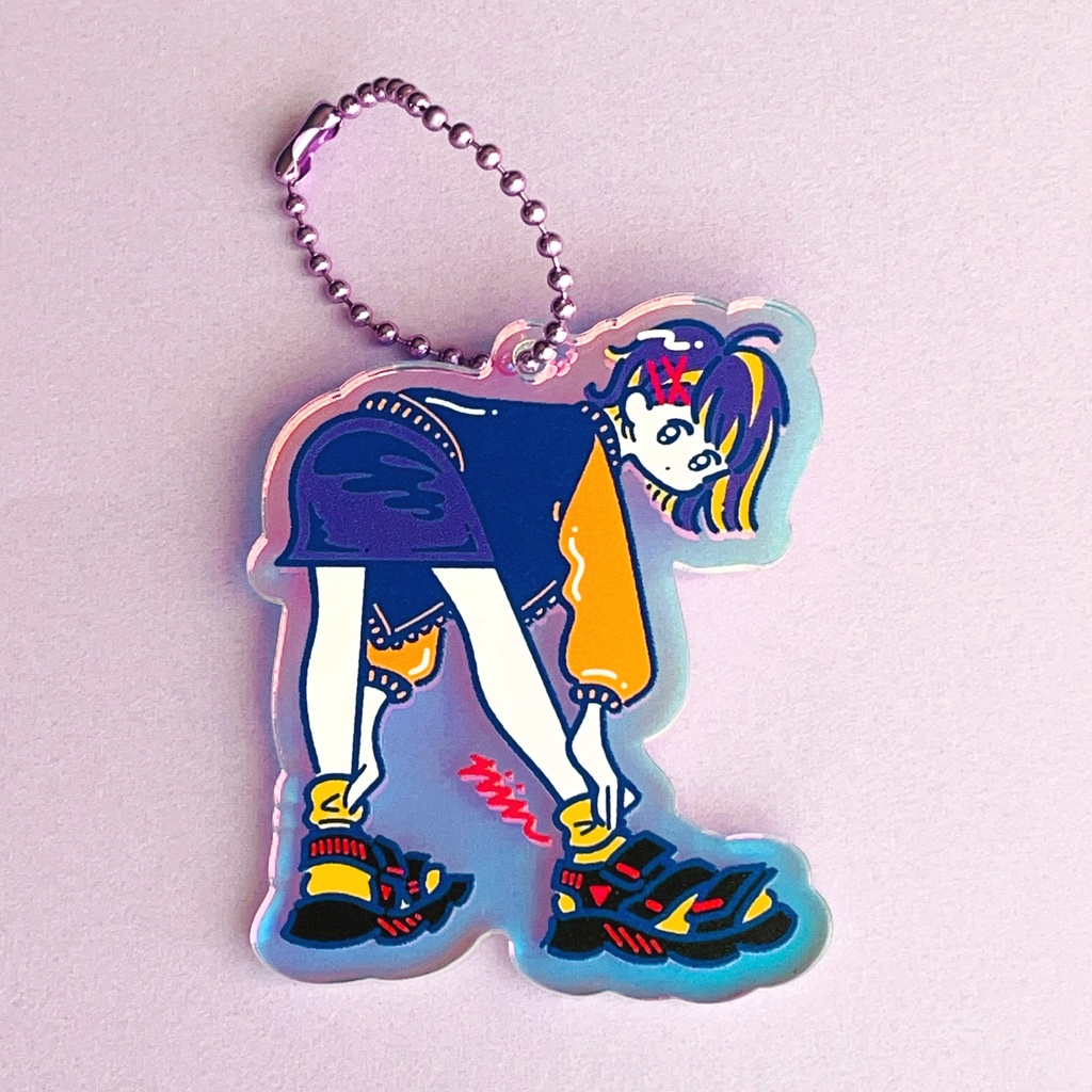 『ウマトビ』アクリルキーホルダー