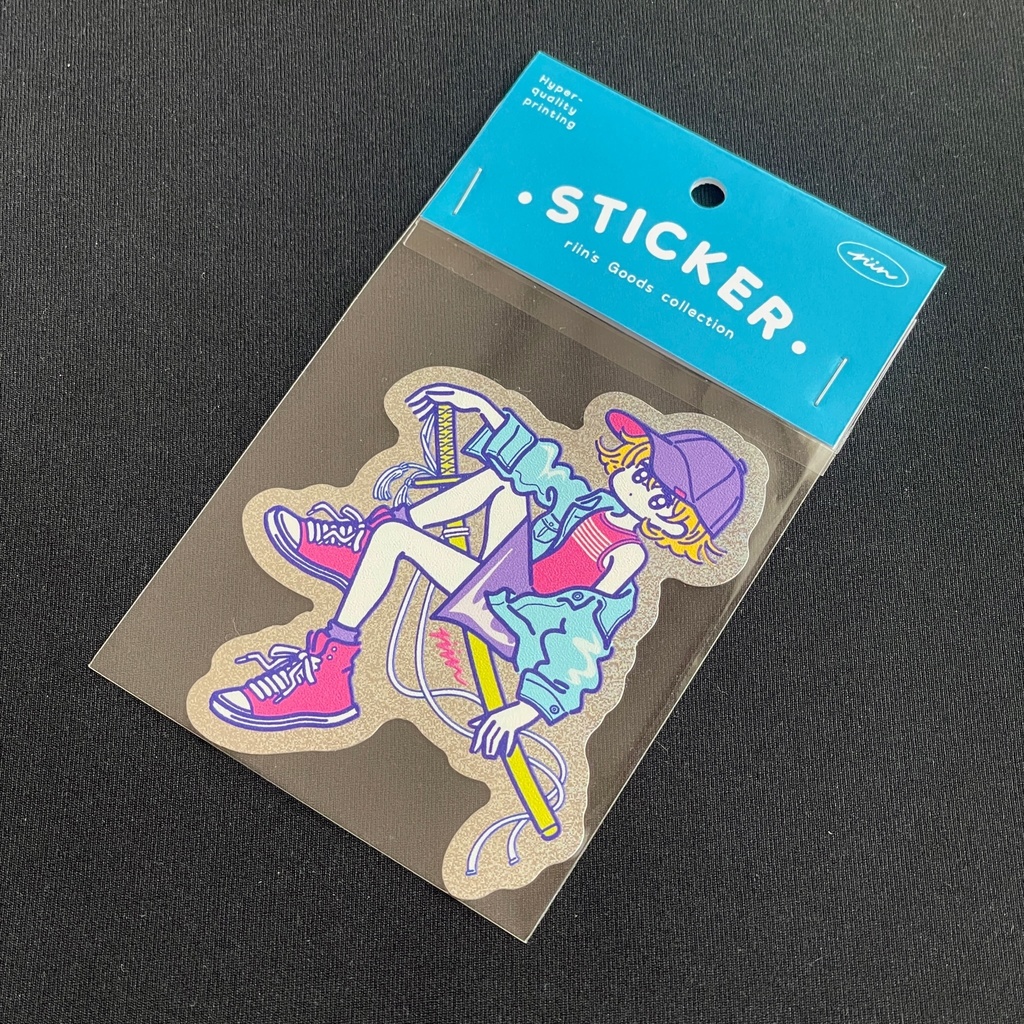 『かたなチャン』ダイカットステッカー