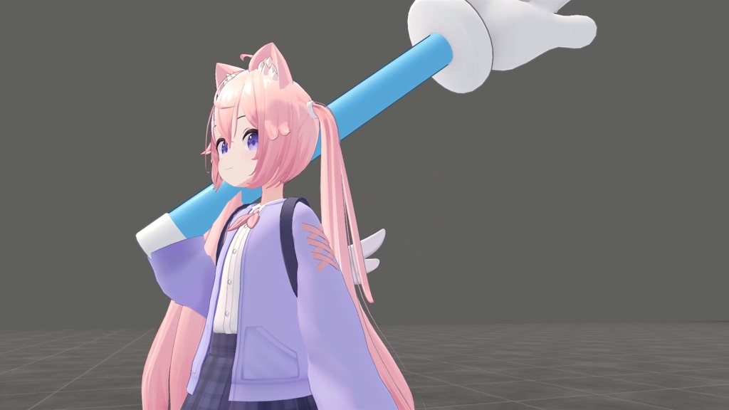 【VRChat想定・MA対応】伸縮式ハンドポインター