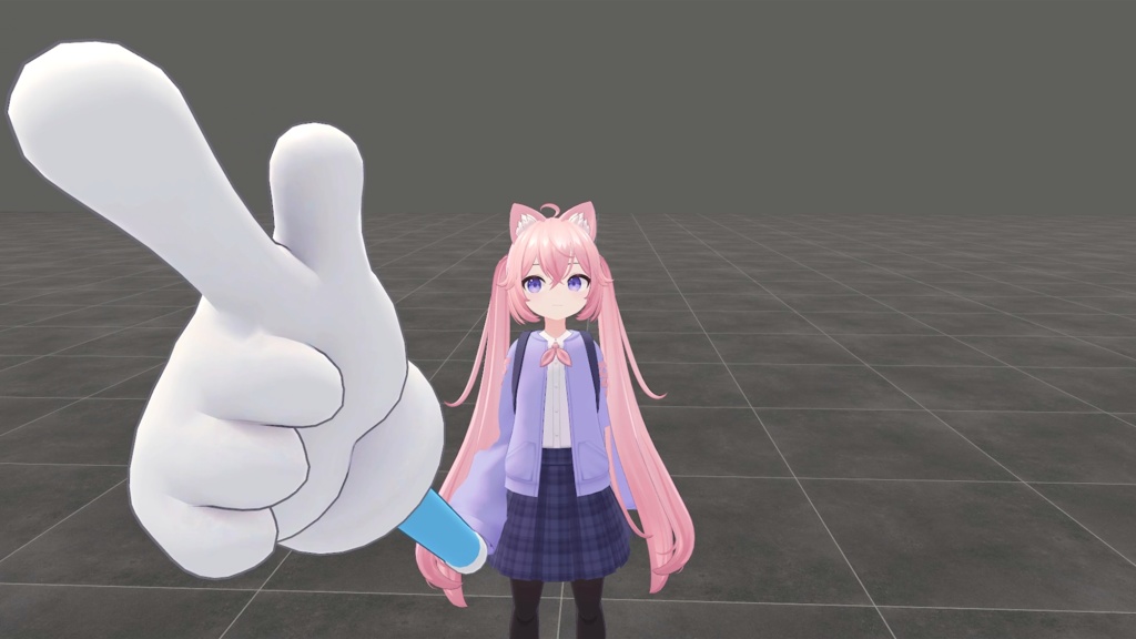 【VRChat想定・MA対応】伸縮式ハンドポインター