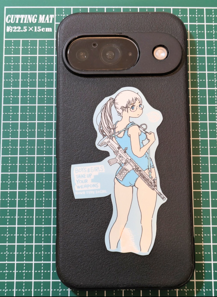 オリジナルキャラステッカーセット 耐水×耐光素材使用