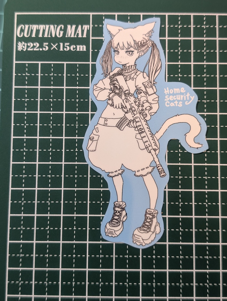 オリジナルキャラステッカーセット 耐水×耐光素材使用