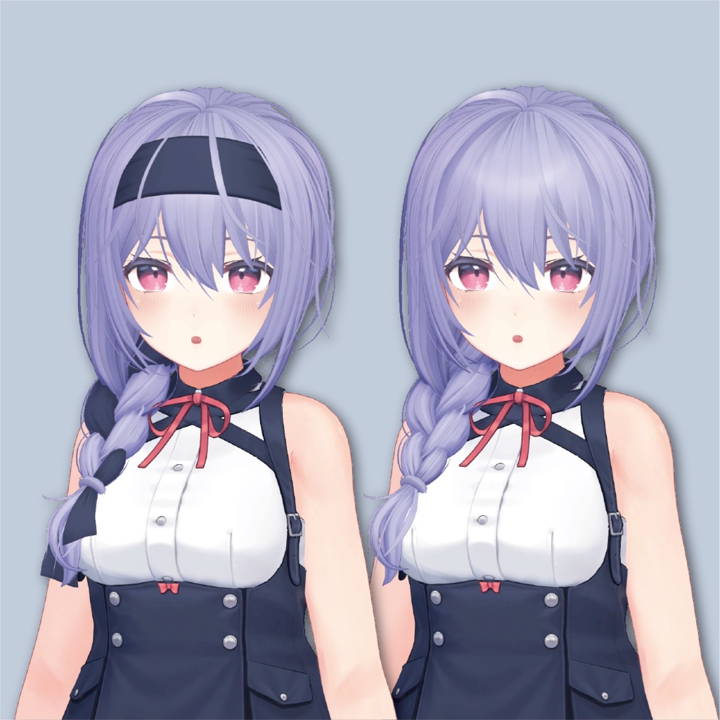 危険な髪型 三つ編み髪型 dangerous braid hair ヘアバンド hair band