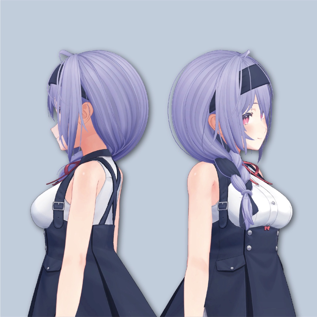 危険な髪型 三つ編み髪型 dangerous braid hair ヘアバンド hair band