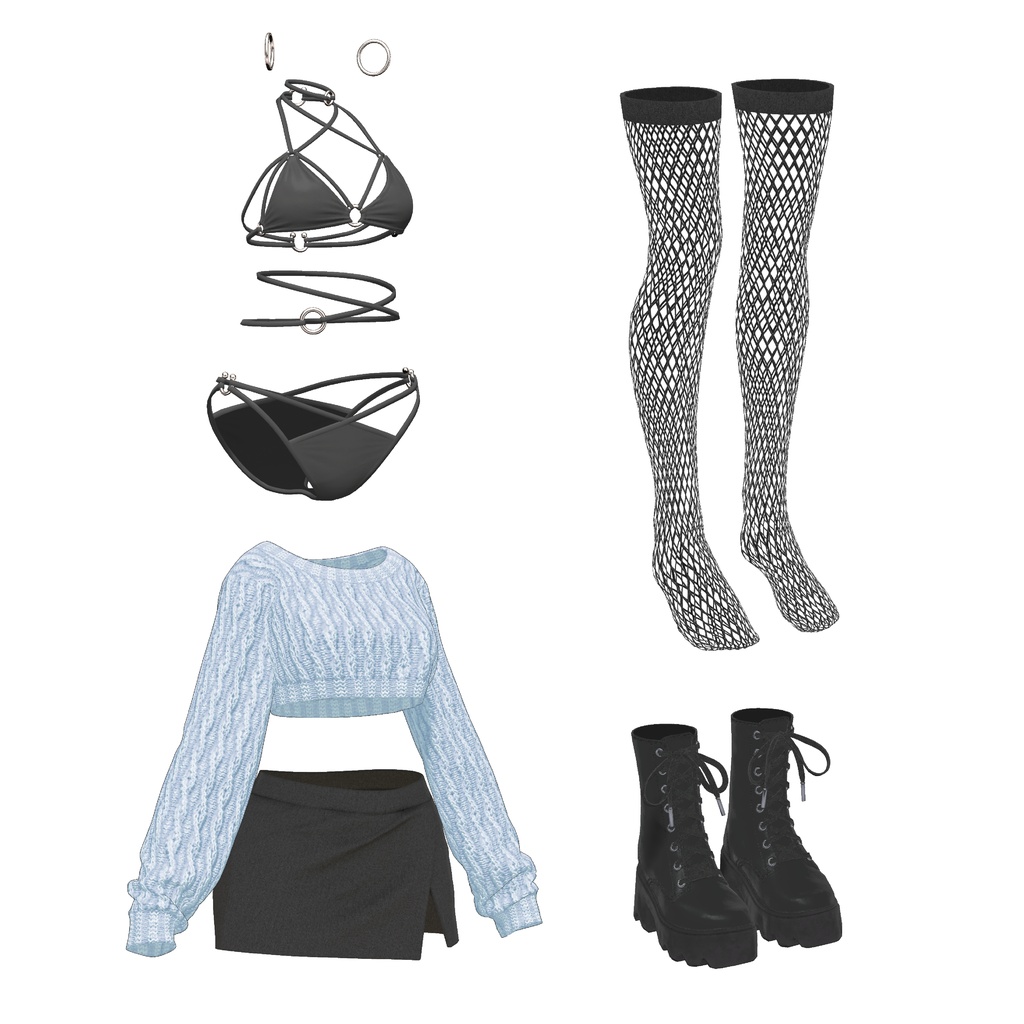 【KAIHOU BIKINI】👙 VRChat Gimmick Clothing